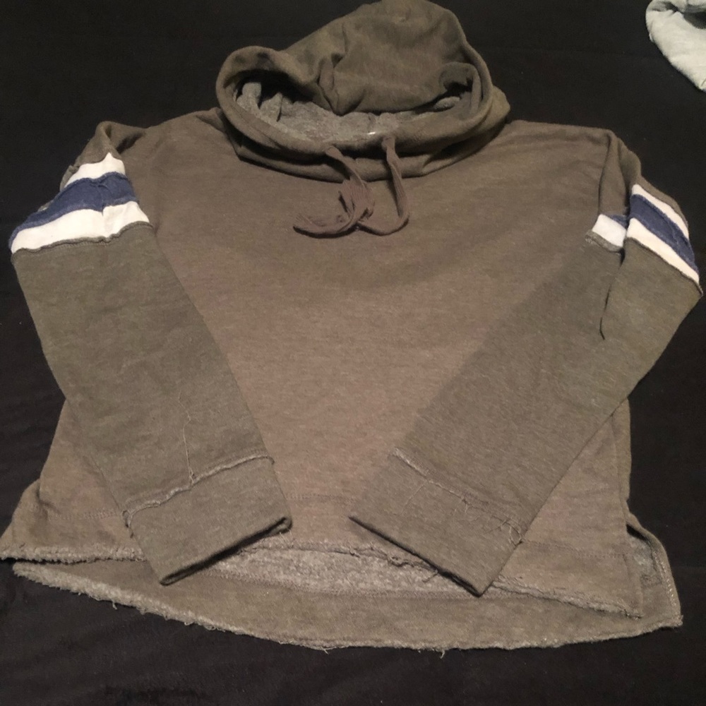 Olive green sweat shirt